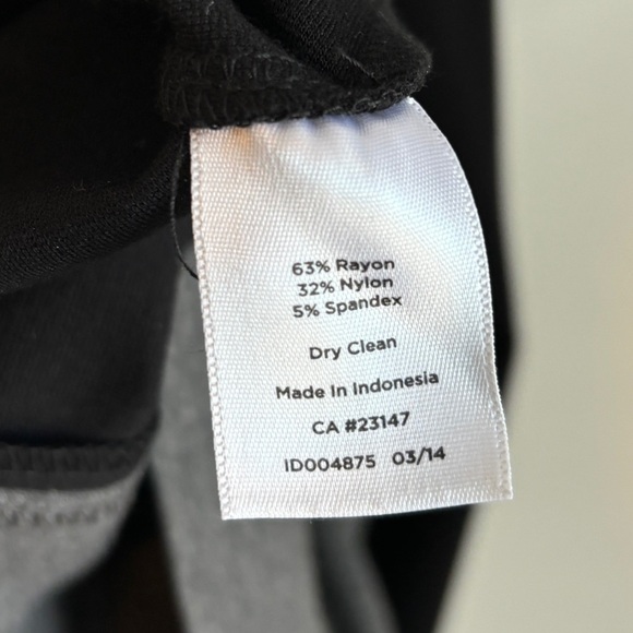 Talbots Color Block Ponte Knit Long Sleeve Work Career Sheath Dress Size 8P - Picture 5 of 5